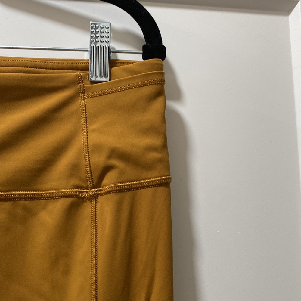 Mustard Yellow High-Waisted Lululemon Leggings - Picture 3 of 7